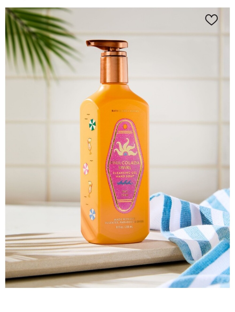 Bath & Body Works Orange Pina Colada Swirl Cleansing Gel Hand Soap🍍 SOLD OUT 🍍